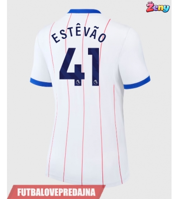 Lacne Ženy Futbalové dres Chelsea Estevao Willian #41 2026-27 Krátky Rukáv - Tretina